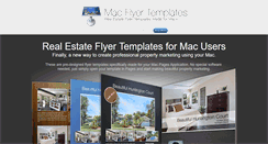 Desktop Screenshot of macflyertemplates.com